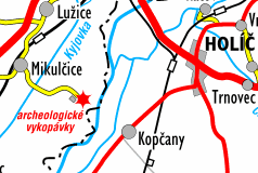 Lokalizace nejstarho kostela ve stedn Evrop (38 kB)